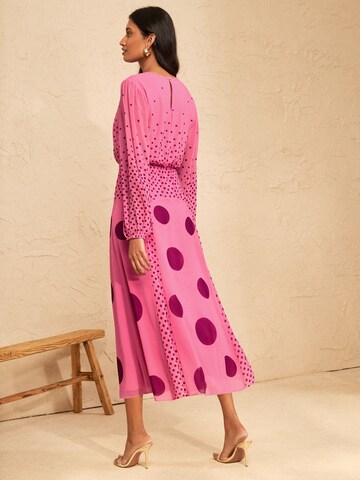 love & roses Kleid in Pink