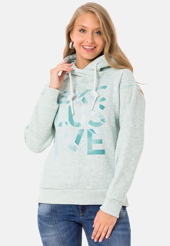 CIPO & BAXX Sweatshirt in Groen: voorkant