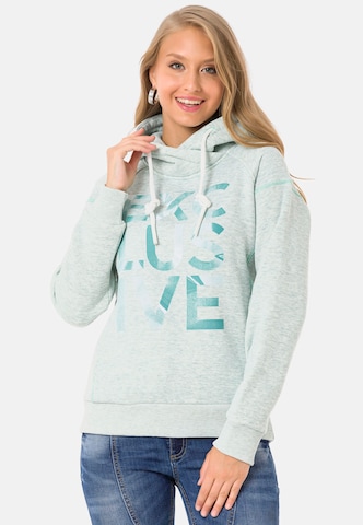 CIPO & BAXX Sweatshirt in Groen: voorkant