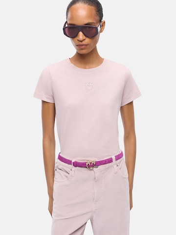 Maglietta 'PINKO BUSSOLOTTO T-SHIRT JERSEY T-SHIRT' di PINKO in rosa