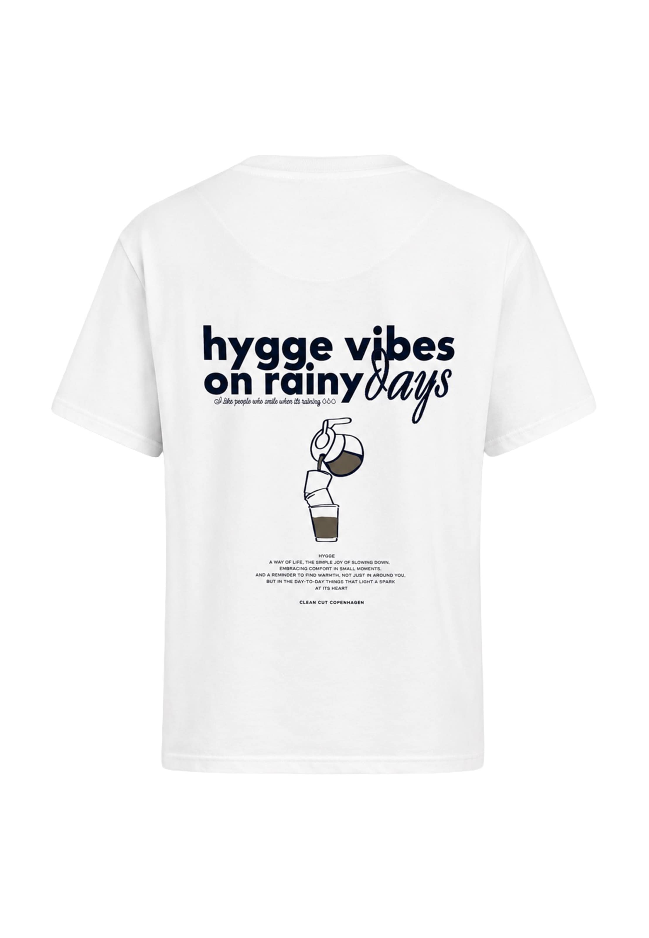 T-Shirt 'Hygge' Clean Cut Copenhagen en beige