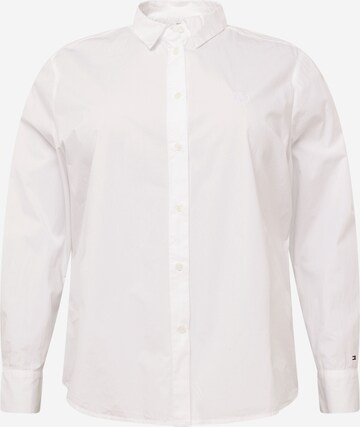 Tommy Hilfiger Curve Blouse 'ESSENTIAL' in White: front