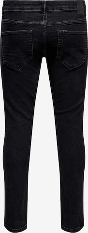 Only & Sons Slimfit Jeans 'LOOM' in Schwarz