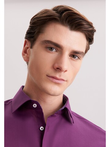 Coupe slim Chemise business SEIDENSTICKER en violet