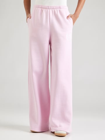 GAP Wide Leg Housut värissä vaaleanpunainen: etupuoli