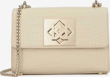 Kazar Crossbody Bag in Beige: front