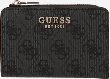 Porte-monnaies 'LAUREL II SLG ZIP ARND CRD CSE' GUESS en gris : devant