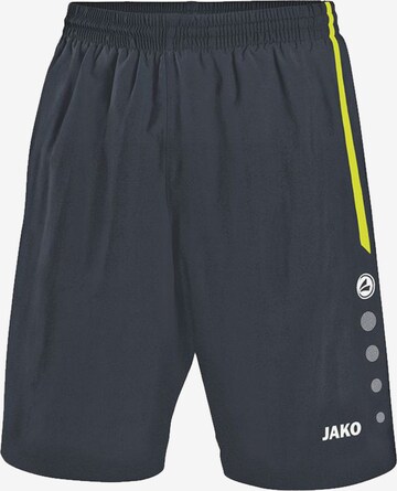 JAKO Regular Workout Pants 'Turin' in Grey: front