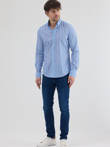 7Camicie Slim Fit Businesshemd‌‌‌‌‌ in Blau