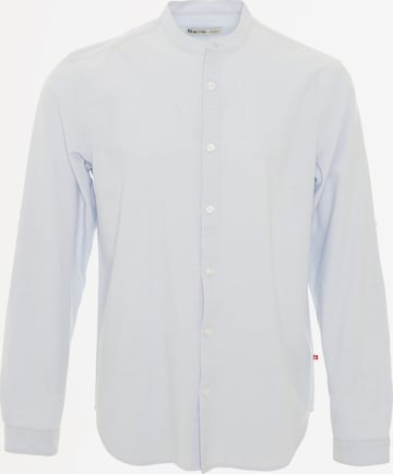 BIG STAR Regular fit Button Up Shirt ' JANER ' in Blue: front