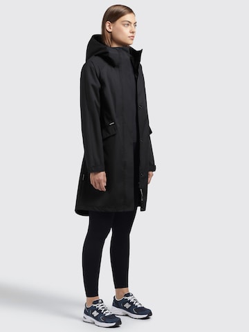 khujo Ανοιξιάτικο και φθινοπωρινό παλτό 'MILEYA' σε μαύρο