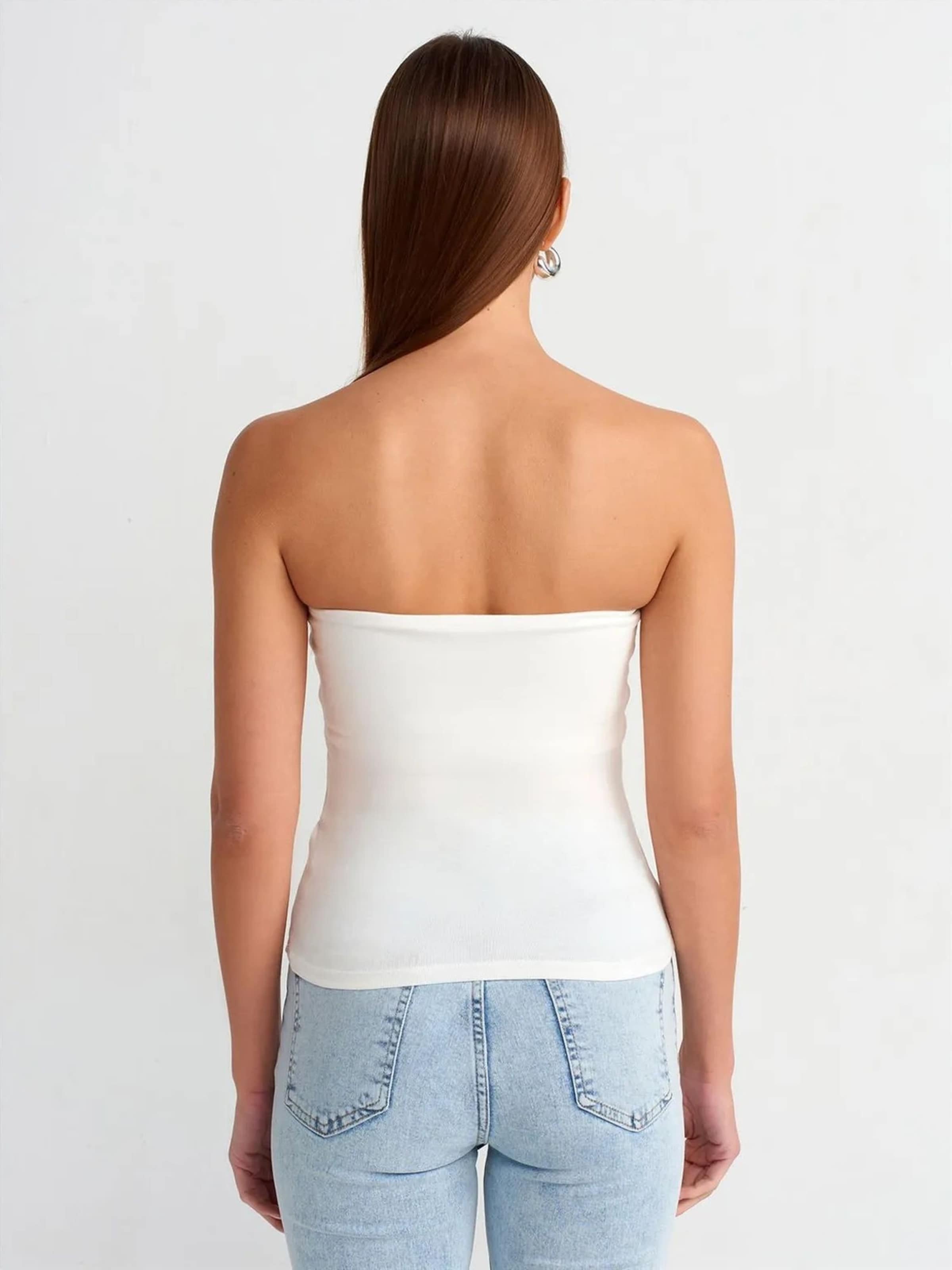 Dilvin Top in White