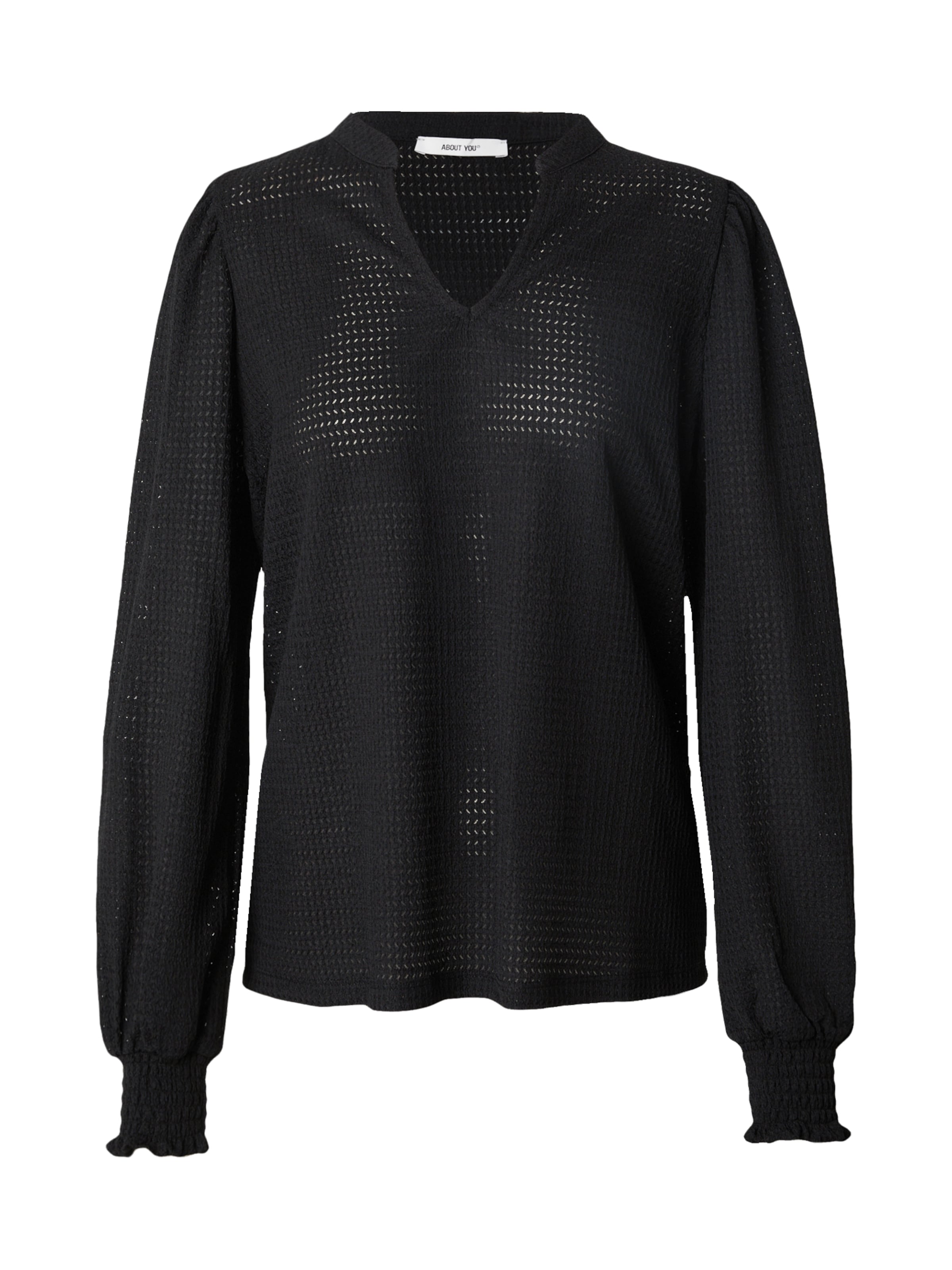 ABOUT YOU Блуза 'Julie' в черно: отпред