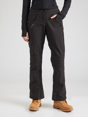 KILLTECregular Sportske hlače 'KSW 312' - crna boja: prednji dio