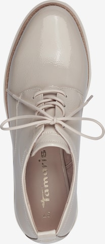 TAMARIS Schnürschuh in Beige