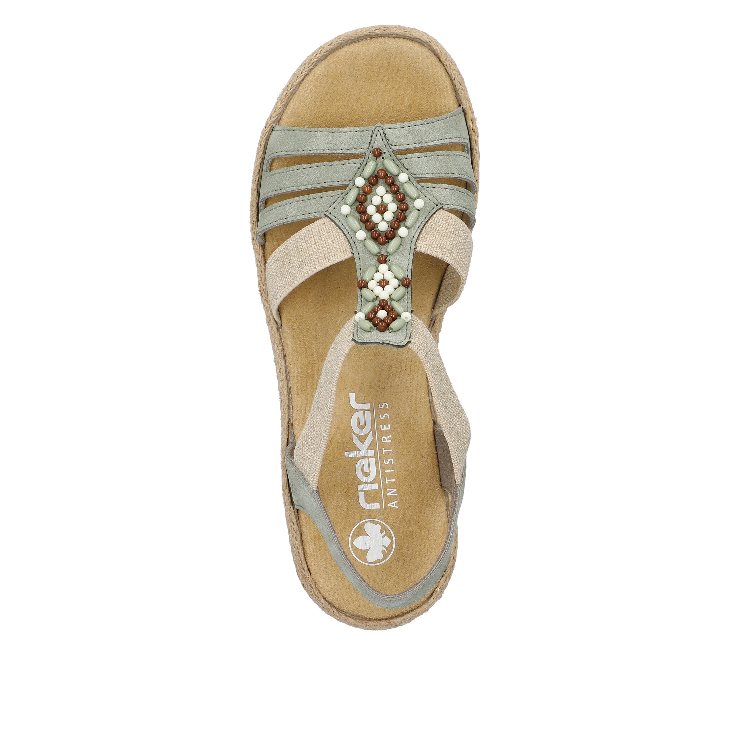 Sandales 'V0920' Rieker en vert