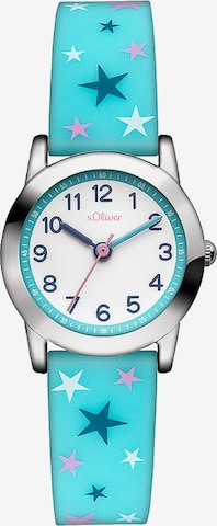 s.Oliver Watch in Blue: front