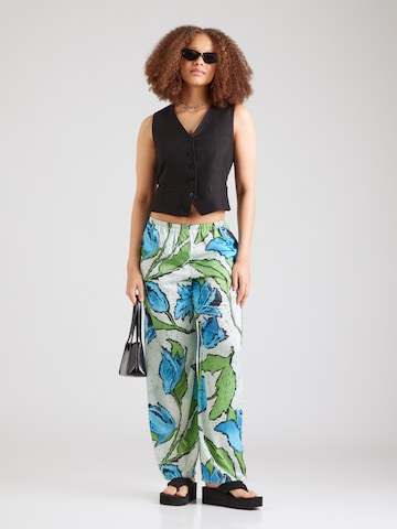 TOPSHOP Wide leg Broek in Groen