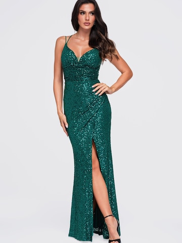 Ombre Evening dress in Green