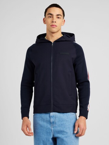 Veste de survêtement TOMMY HILFIGER en bleu : devant