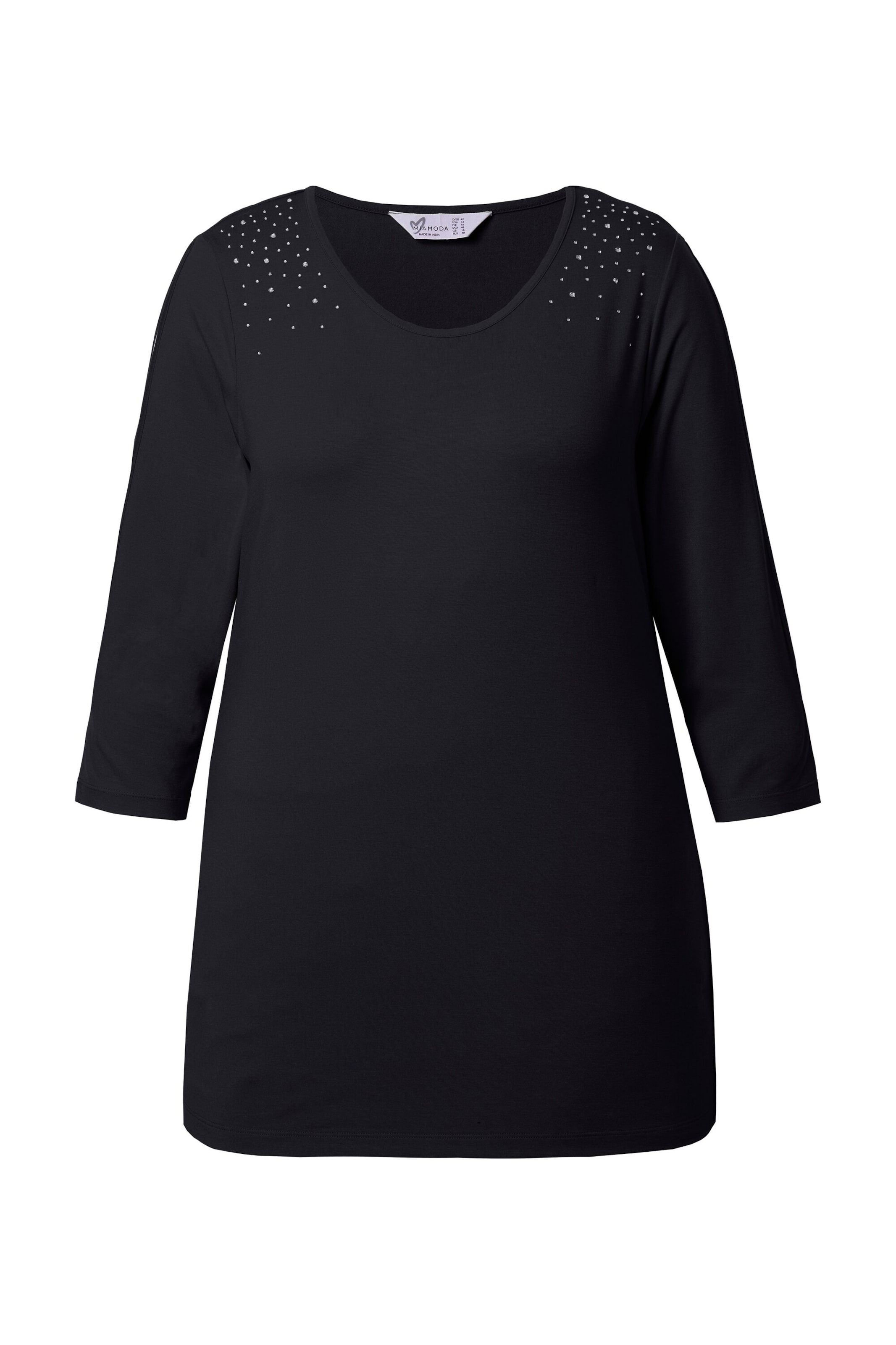 MIAMODA Shirt in Schwarz: Vorderseite