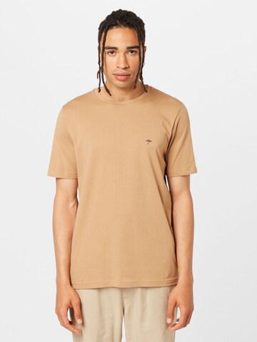 FYNCH-HATTON Regular Fit Bluser & t-shirts i beige: forside