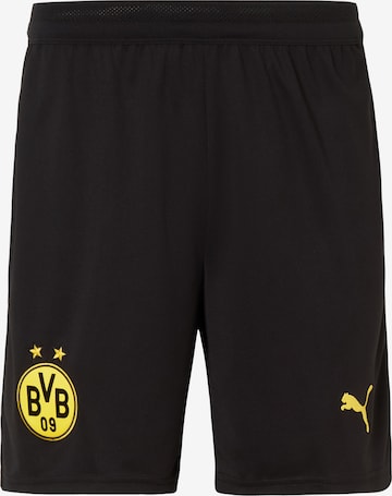 Regular Pantaloni sport 'BVB' de la PUMA pe negru: față