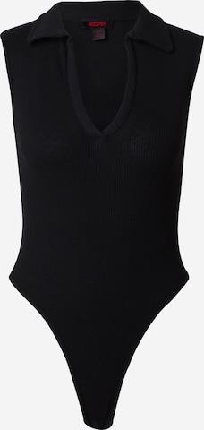 Misspap T-shirtbody i svart: framsida