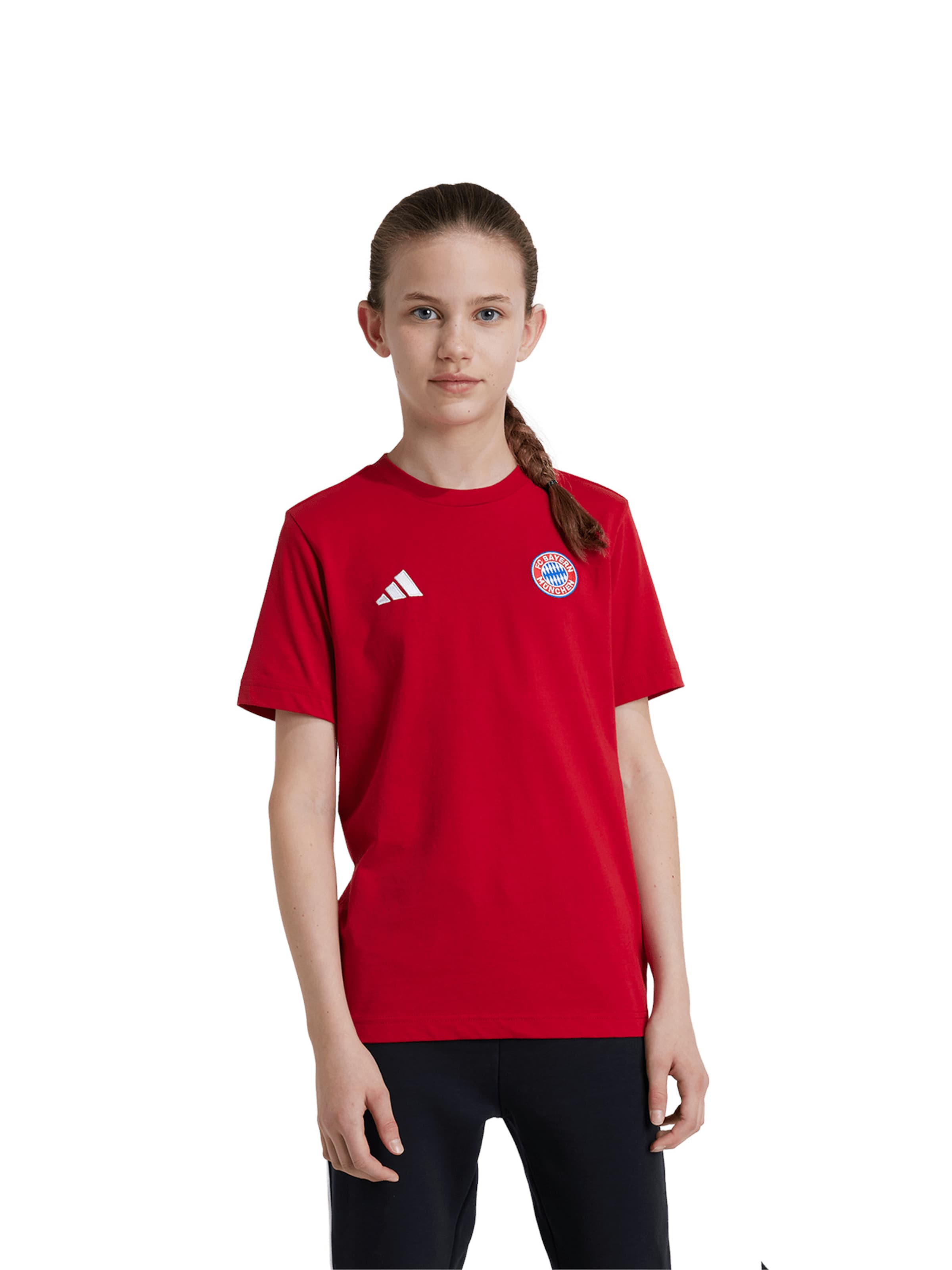 ADIDAS PERFORMANCE Λειτουργικό μπλουζάκι 'DNA FC Bayern München' σε κόκκινο: μπροστά