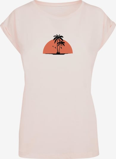 Merchcode T-shirt 'Summer - Beach' en mélange de couleurs / rose, Vue avec produit