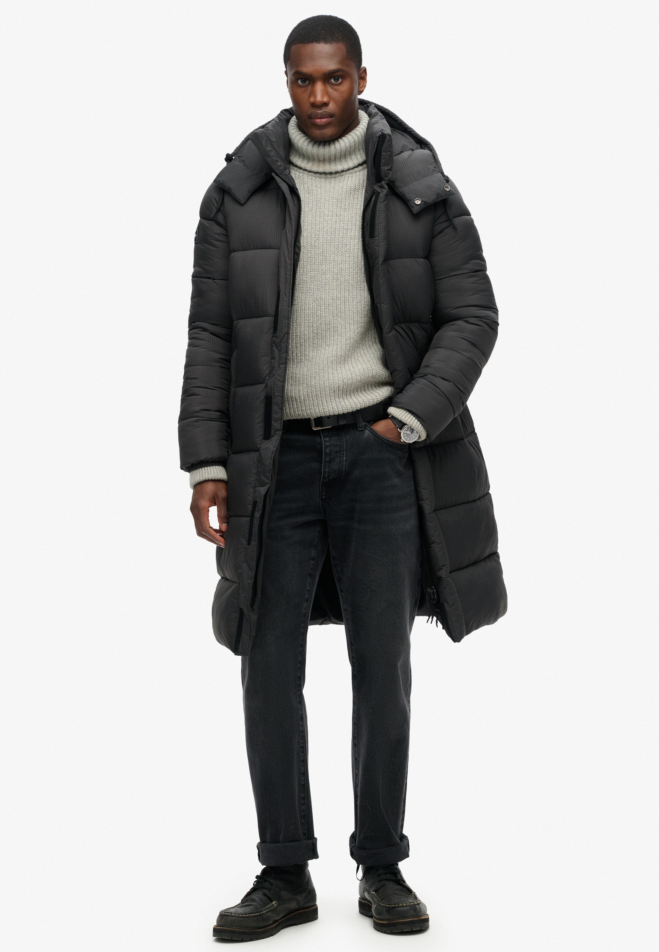 Parka d’hiver Superdry & Co en gris