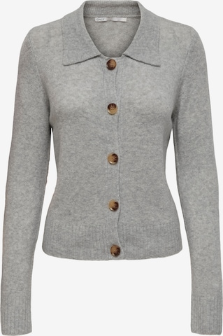 ONLY Knit Cardigan 'RONJA' in Grey: front