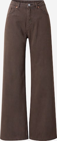 Monki Laiad sääred Teksapüksid, värv pruun: eest vaates