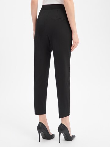 s.Oliver Slim fit Pleat-Front Pants in Black