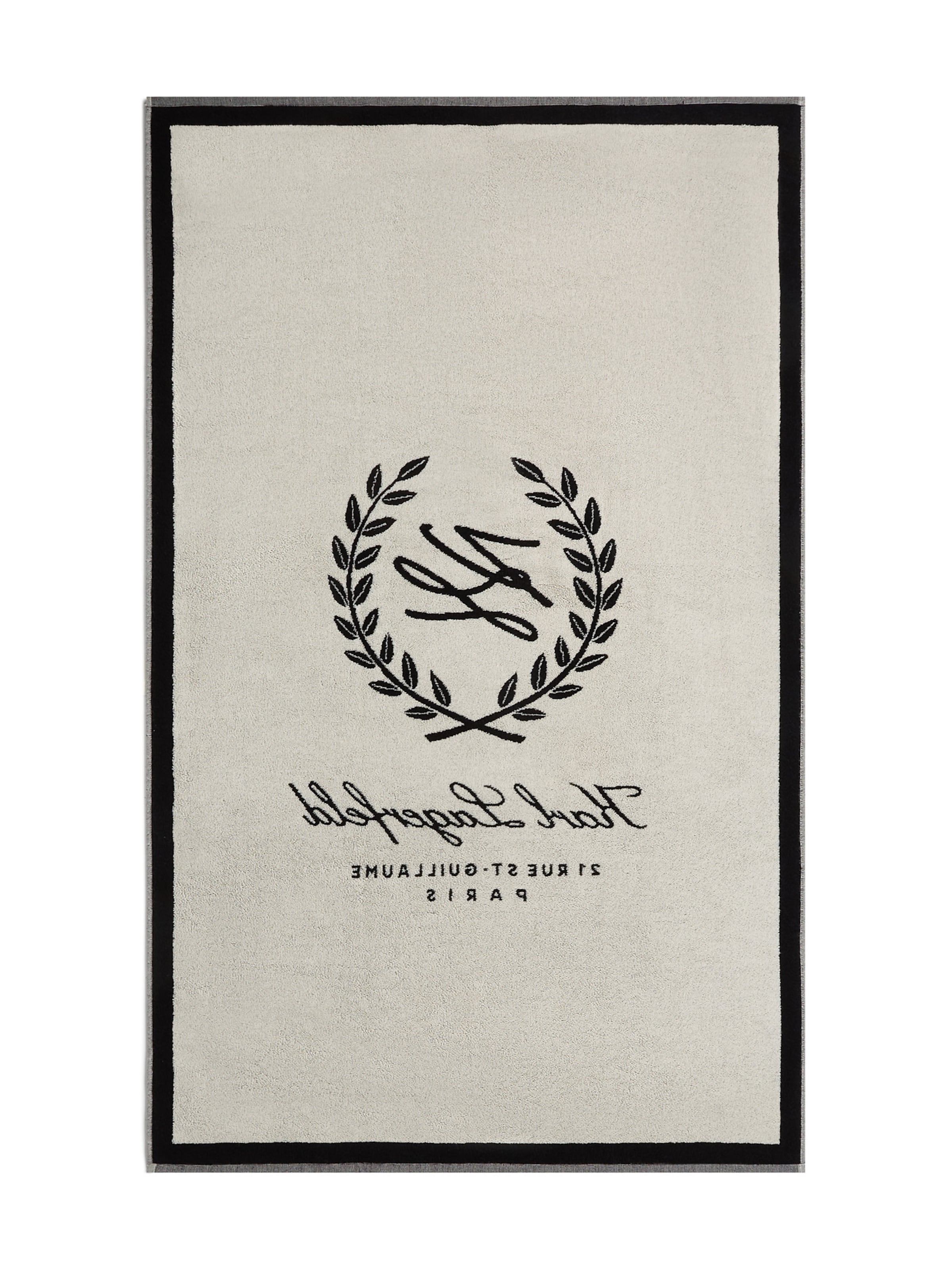 Karl Lagerfeld Хавлия за плаж в черно