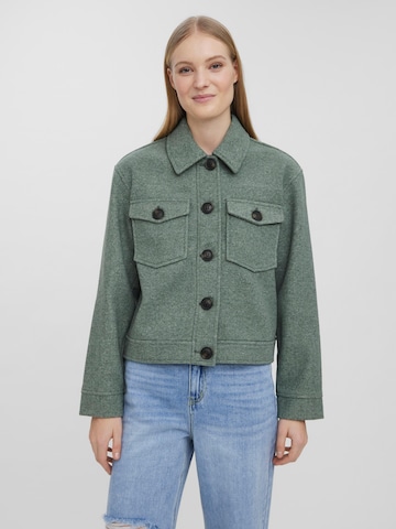 VERO MODA Between-Season Jacket 'Fortune Ally' in Green: front