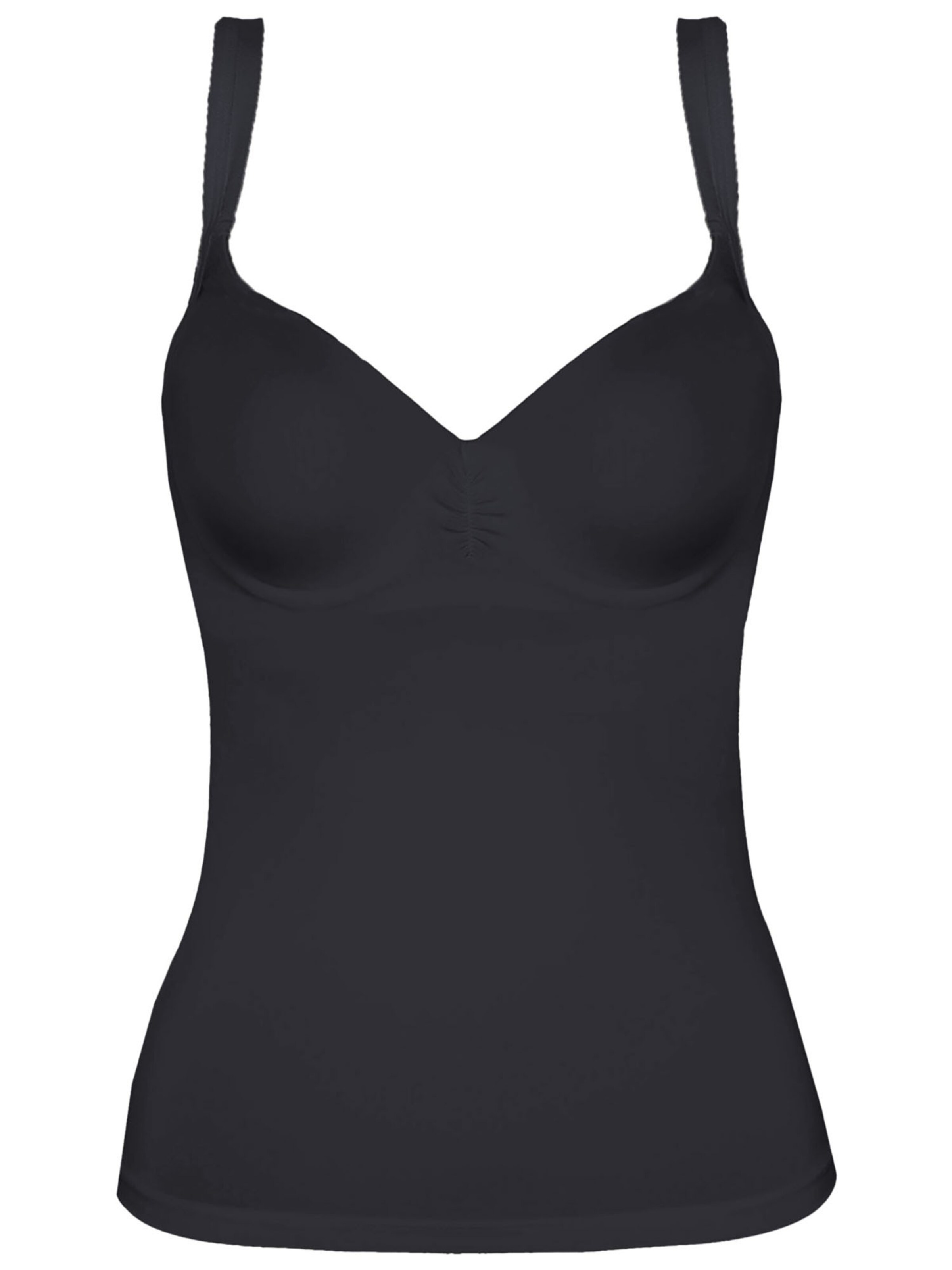 VIANIA Bra 'Basic' in Black: front