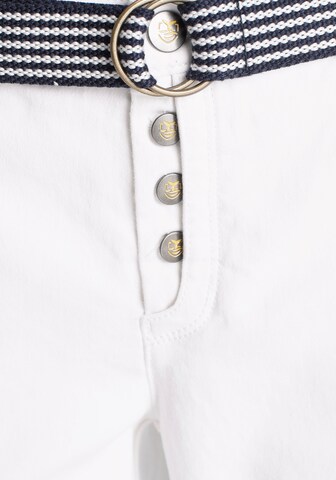 DELMAO Slim fit Chino Pants in White