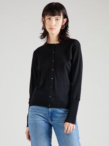 Claire Knit Cardigan 'Candy' in Black: front