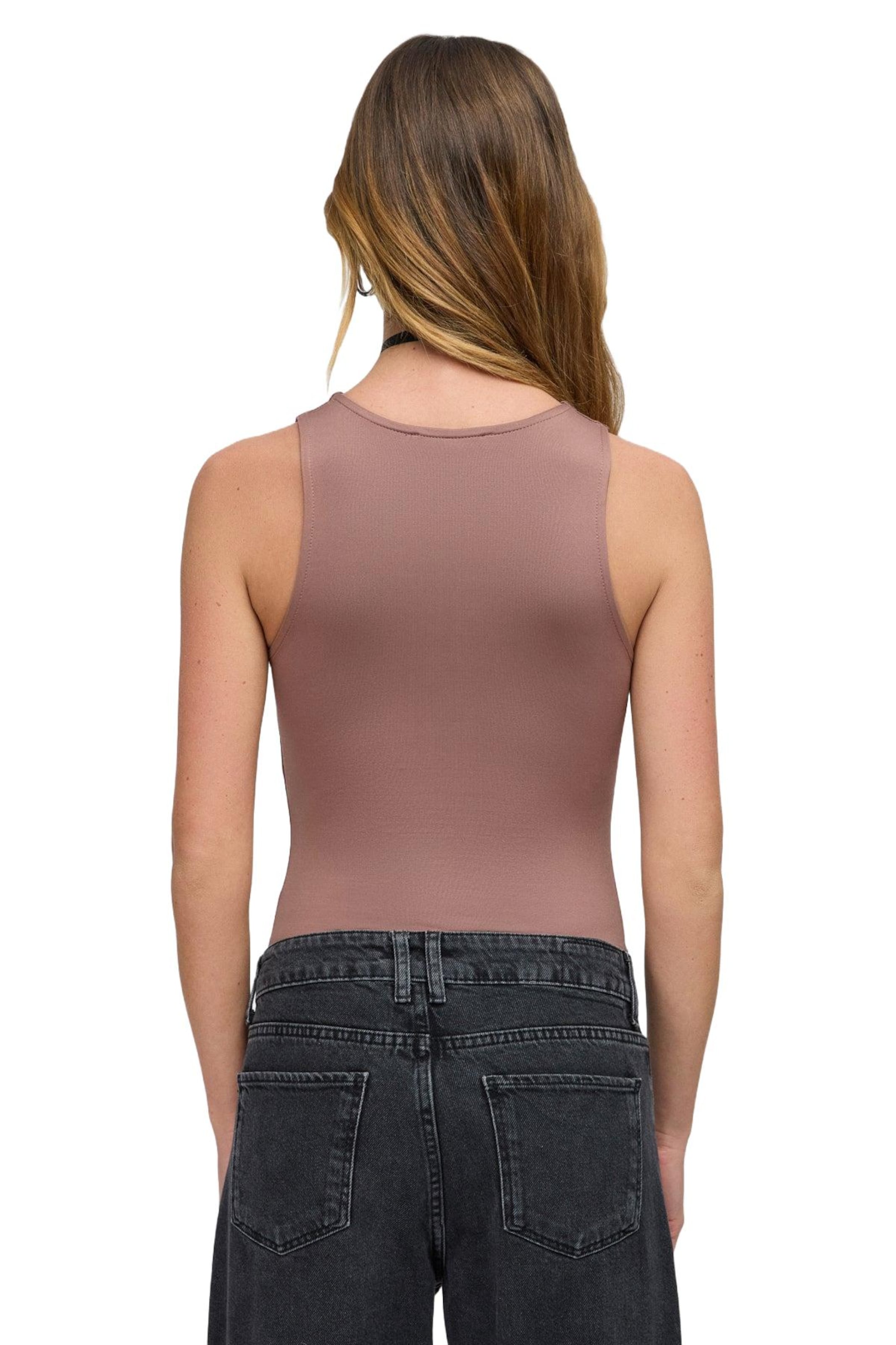 No Matter What Shirtbody in Beige