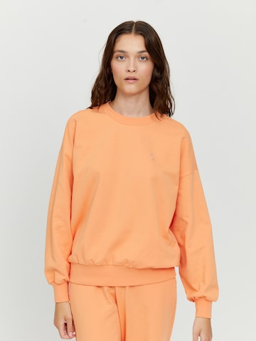 mazine Sweatshirt ' Monica Sweater ' in Orange: front