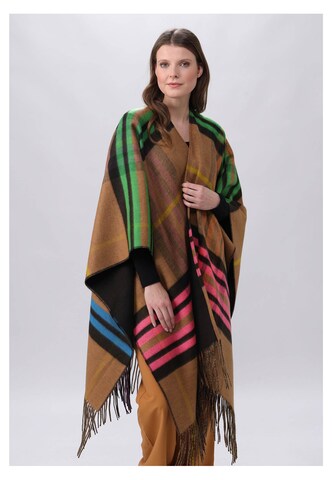 FRAAS Cape 'Ruana' in Braun: Vorderseite