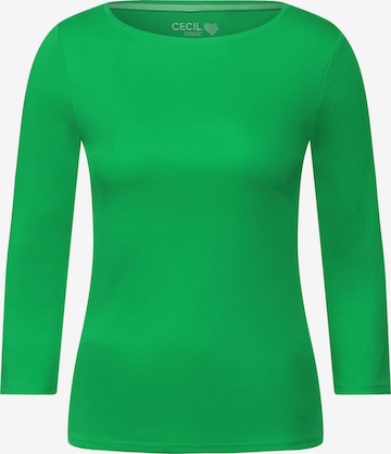 CECIL T-shirt i grön: framsida