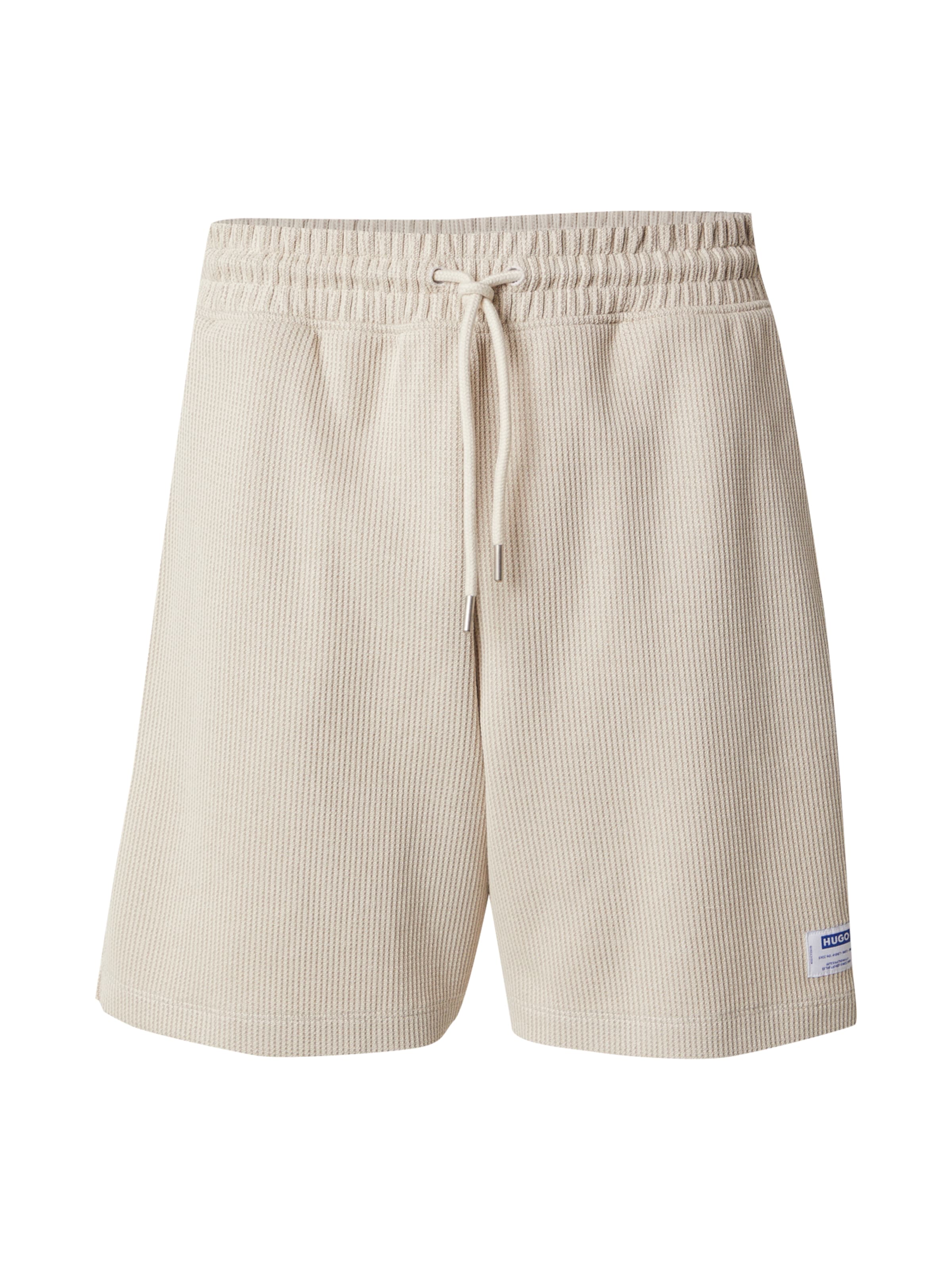 HUGO Regular Панталон 'Nuwafflo' в бяло: отпред