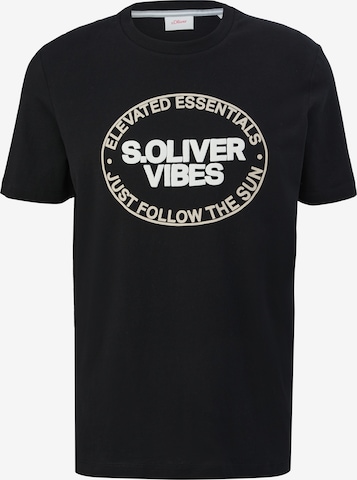 s.Oliver Shirt in Black: front