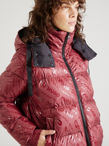 HUGO Winter Coat 'Favina-1' in Red