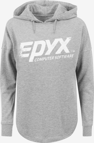 Sweat-shirt 'Retro Gaming EPYX Logo' F4NT4STIC en gris : devant