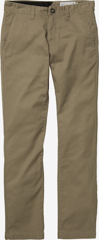 Volcom Regular Chino in Groen: voorkant