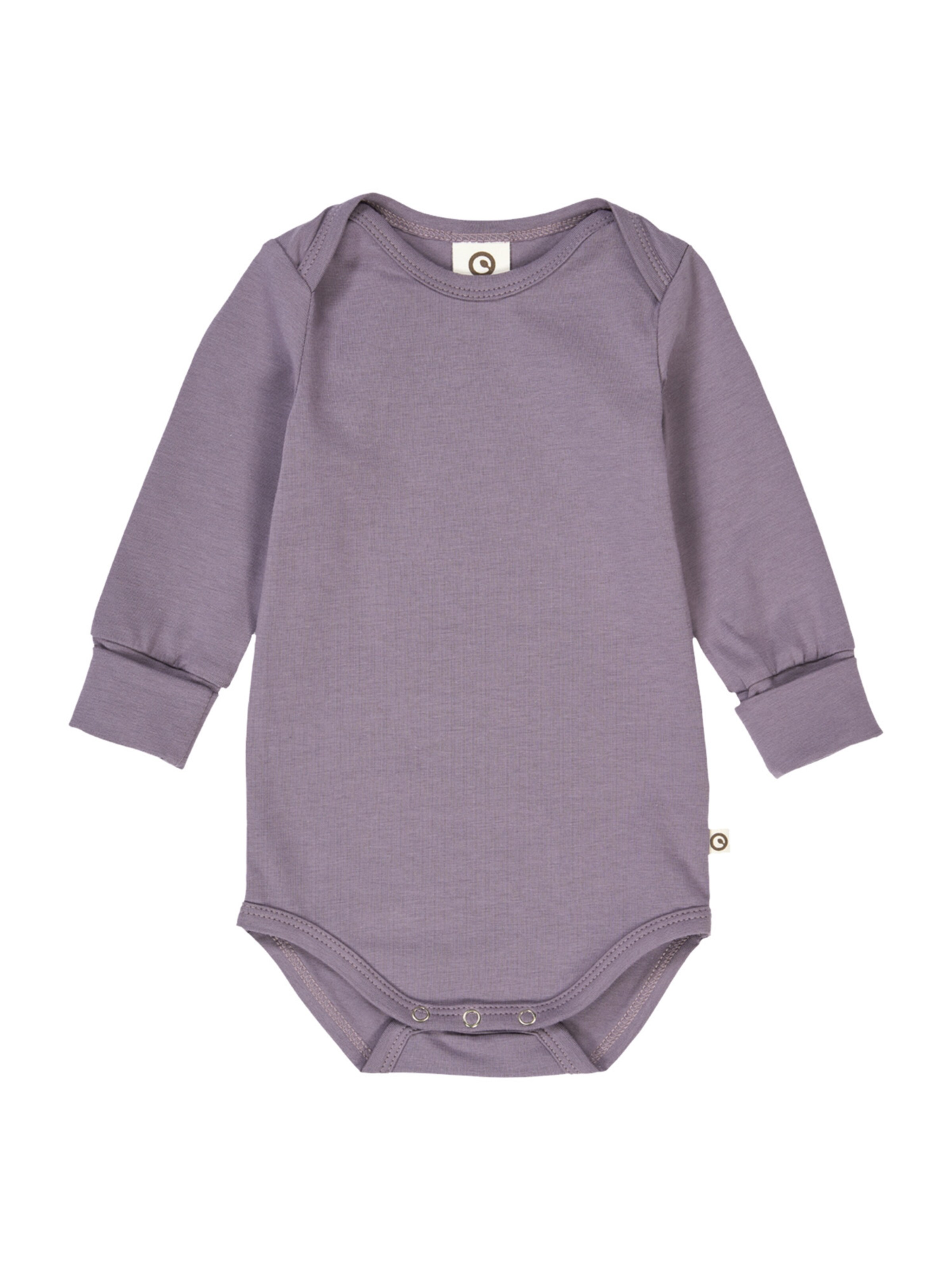 Müsli by GREEN COTTON - Macacão/Body em roxo: frente