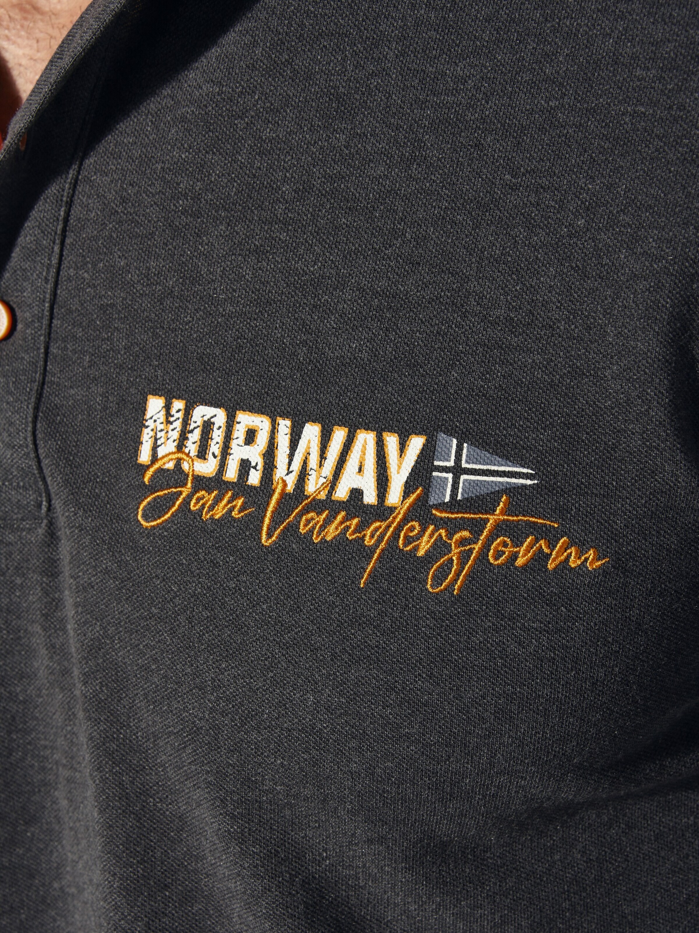 Jan Vanderstorm Shirt ' Jakov ' in Grey